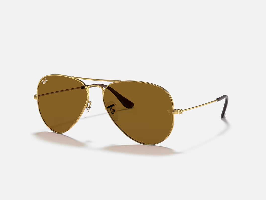 Rayban Aviator Golden and Brown