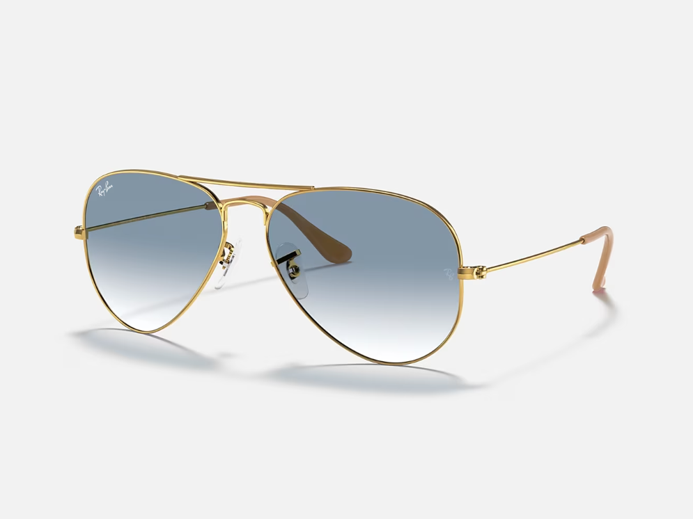 Rayban Aviator Golden and Blue